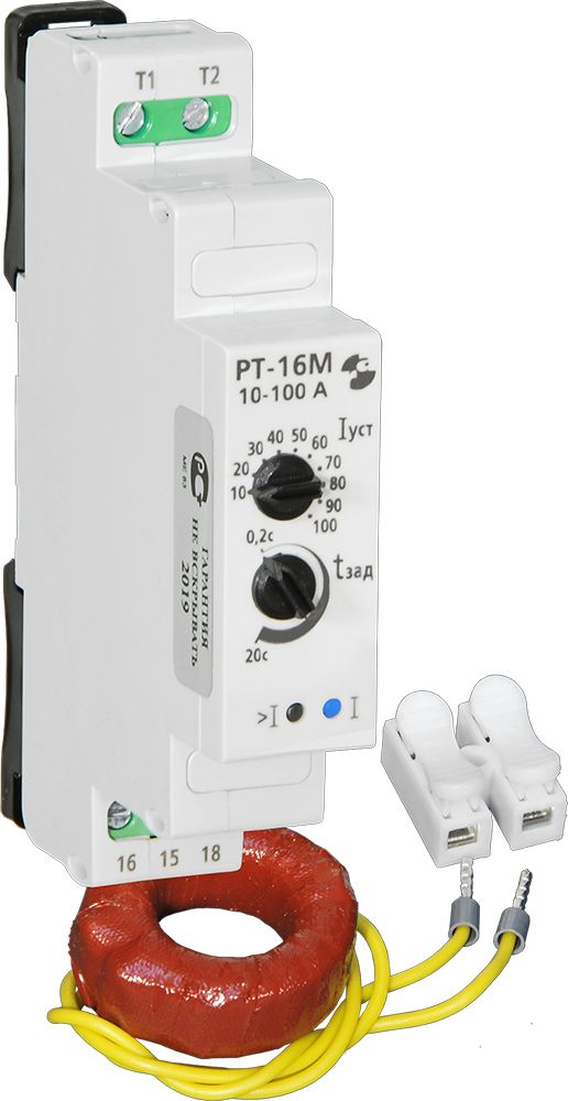 Реле тока РТ-16М 10-100А (выносной датчик тока)