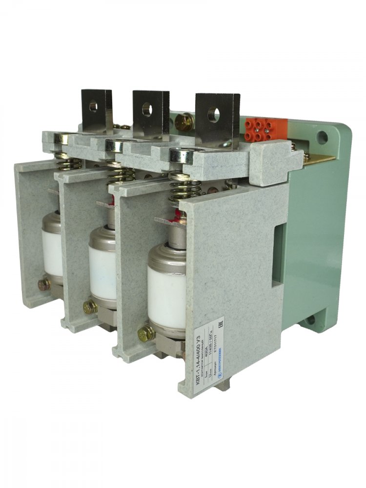 КВТ(М)-1,14-4/400-3 У3, трёхполюсный, 400А, 380В AC/DC, 2з+2р, нереверсивный, без реле, с магнитным удержанием, IP00, контактор вакуумный  (ЭТ)