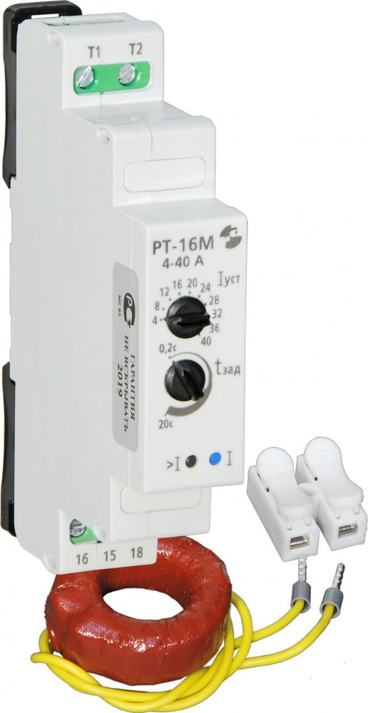 Реле тока РТ-16М 4-40А (выносной датчик тока)