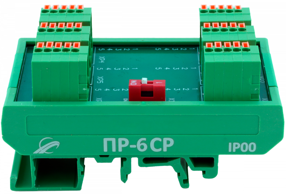 Разветвитель интерфейса RS-485 ПР-6СР IP00