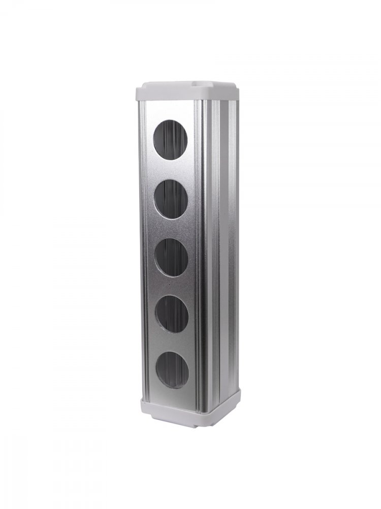 Корпус BXM47-A5/22, пять отверстий Ø 22мм, с сальником, IP65  (ЭТ)