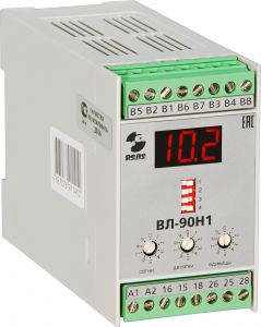 Реле времени счетчик импульсов ВЛ-90Н1 0,1с…999мин, 24…220В 50Гц/пост., режимы реле времени и счетчика импульсов, цифровой индикатор, ток контактов исполнительного реле 8А, 2п, УХЛ4