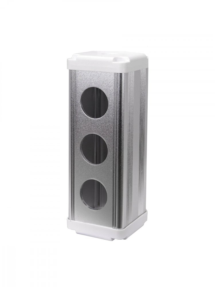 Корпус BXM47-A3/22, три отверстия Ø 22мм, с сальником, IP65  (ЭТ)