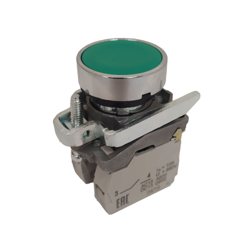 Кнопка КМЕ4210мС-зелёный-1но+0нз-цилиндр-IP65-КЭАЗ, 14 шт