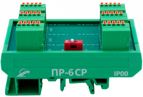 Разветвитель интерфейса RS-485 ПР-6СР IP00