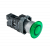 Кнопка грибовидная без фиксации, с подсветкой, 220V, 1NO, зеленый