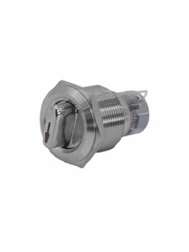 GQ22-L-11X/31/S, металл, 1NO+1NC, на 3 положения с фиксацией I-О-II, d22мм, IP65, переключатель  (ЭТ)