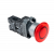 Кнопка грибовидная без фиксации, с подсветкой, 220V, 1NC, красный