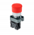 Кнопка грибовидная, возврат поворотом, 1NC красный 30 мм