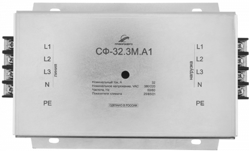 Фильтр сетевых помех СФ-32.3М.А1
