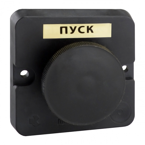 ПКЕ 122-1 У2, 10А, 660В, 1 элемент, чёрный гриб, в нишу, IP54, пост управления  (ЭТ)