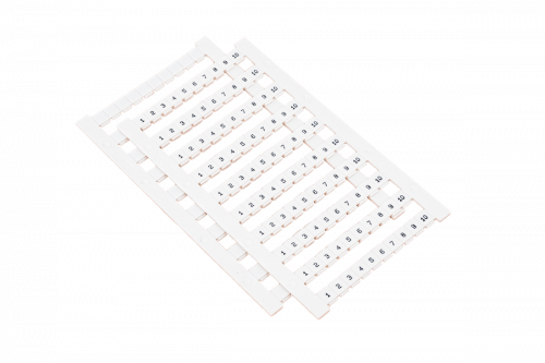 Маркировка пружинных клемм 4 мм², 1-10 (уп. 100 шт.)