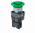 Кнопка грибовидная без фиксации, с подсветкой, 220V, 1NO, зеленый