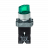 Переключатель с подсветкой, с фиксацией, 220V AC/DC, зеленый, 2 положения, 1NO