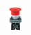 Кнопка грибовидная, возврат поворотом, 1NC красный 40 мм
